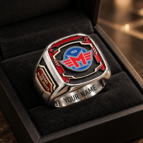 Banes Motor České Budějovice Czech Extraliga Custom Fan Ring Print Style 3
