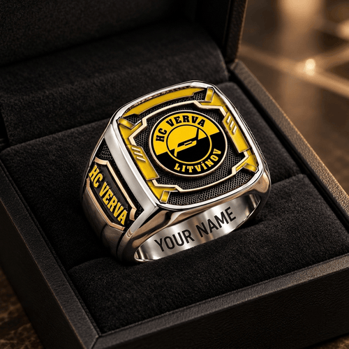 HC VERVA Litvínov Czech Extraliga Custom Fan Ring Print Style 3