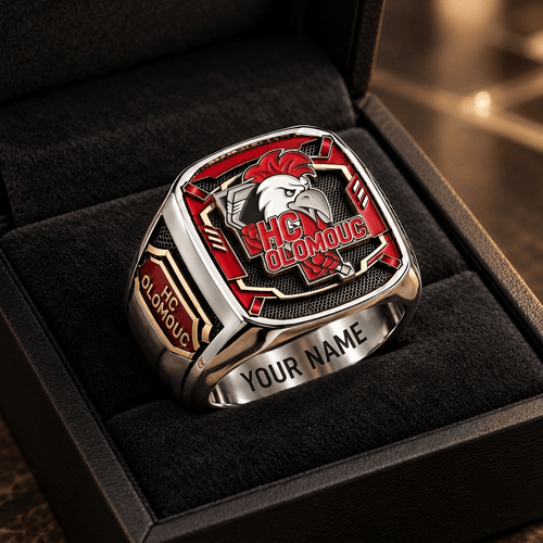 HC Olomouc Czech Extraliga Custom Fan Ring Print Style 3
