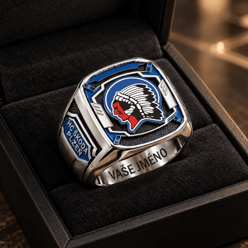 HC Škoda Plzeň Czech Extraliga Custom Fan Ring Print Style 3
