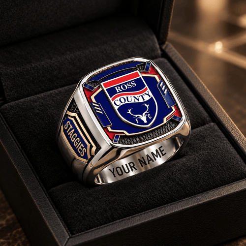 Ross County Scottish Premiership Custom Fan Ring Print Style 3