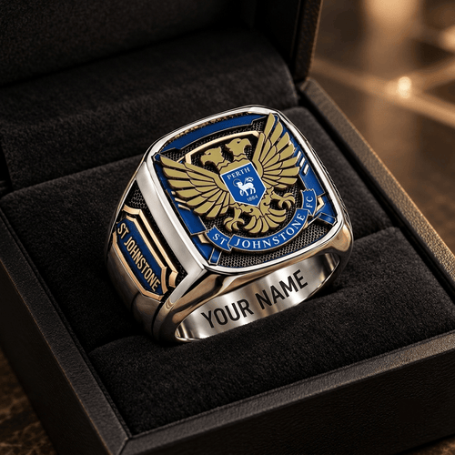 St. Johnstone Scottish Premiership Custom Fan Ring Print Style 3