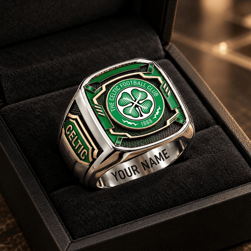 Celtic Scottish Premiership Custom Fan Ring Print Style 3