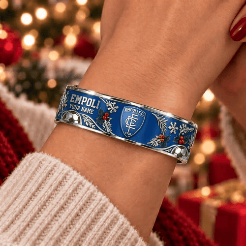 Empoli Serie A Christmas Bracelet Custom Any Name Gifts For Fan