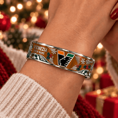 Venezia Serie A Christmas Bracelet Custom Any Name Gifts For Fan