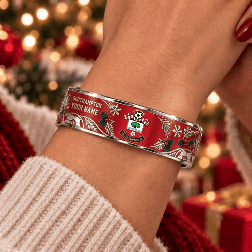 Southampton EPL Christmas Bracelet Custom Any Name Gifts For Fan