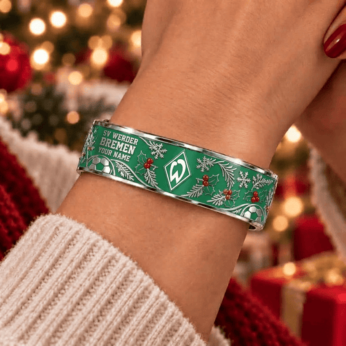SV Werder Bremen Bundesliga Christmas Bracelet Custom Any Name Gifts For Fan