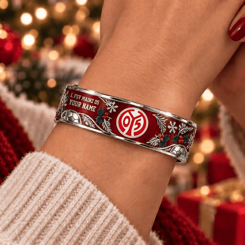 1. FSV Mainz 05 Bundesliga Christmas Bracelet Custom Any Name Gifts For Fan
