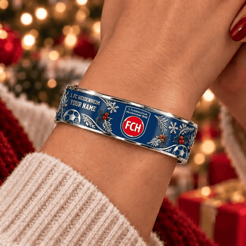 1. FC Heidenheim Bundesliga Christmas Bracelet Custom Any Name Gifts For Fan