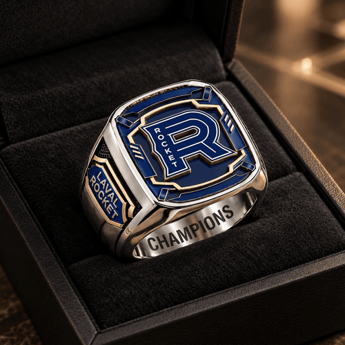 Laval Rocket AHL Custom Fan Ring Print Style 3