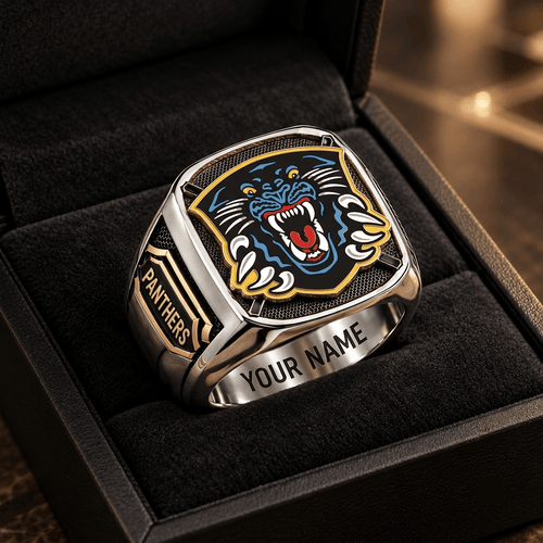 Nottingham Panthers EIHL Custom Fan Ring Print Style 3