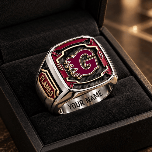 Guildford Flames EIHL Custom Fan Ring Print Style 3