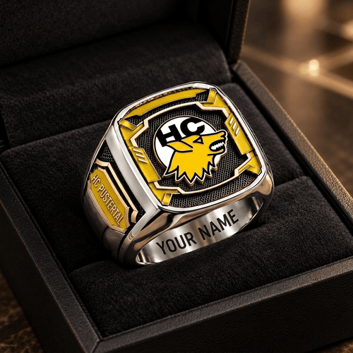 HC Pustertal Wölfe ICEHL Custom Fan Ring Print Style 3