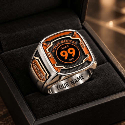 Moser Medical Graz99ers ICEHL Custom Fan Ring Print Style 3