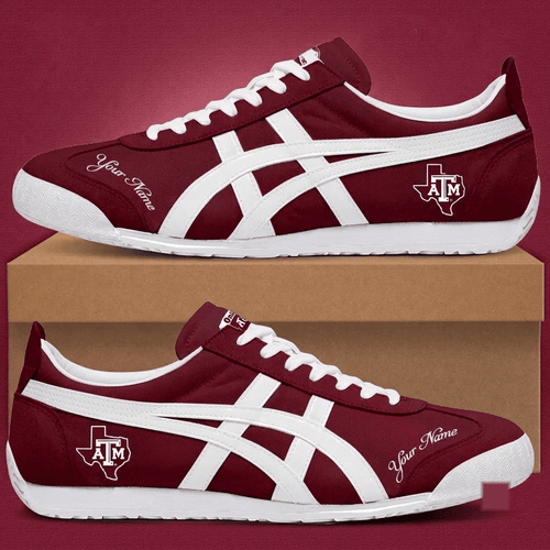 Texas A&M Aggies NCAA Unisex Training Shoes Custom Name Gifts