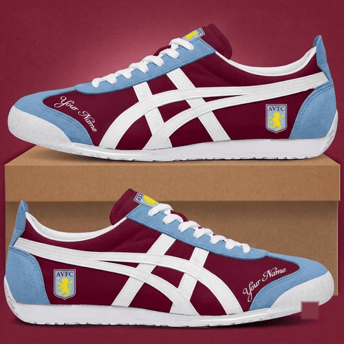 Aston Villa EPL Unisex Training Shoes Custom Name Gifts