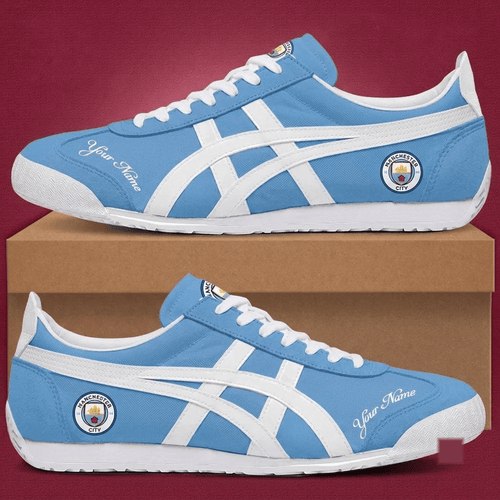 Manchester City EPL Unisex Training Shoes Custom Name Gifts