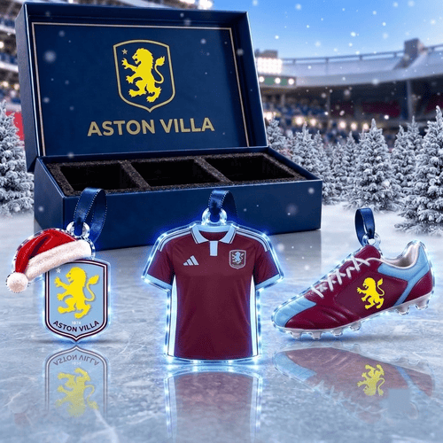 Aston Villa EPL Team Full Set 3 Acrylic Ornament