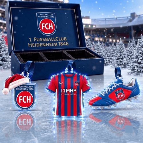 Heidenheim Budesliga Team Full Set 3 Acrylic Ornament