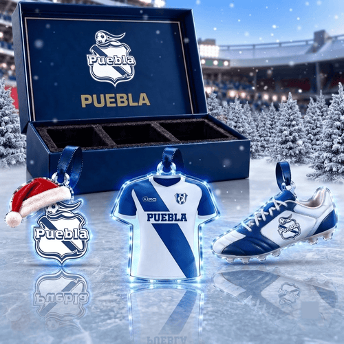 Puebla Liga MX Team Full Set 3 Acrylic Ornament