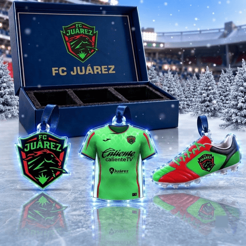 Juárez Liga MX Team Full Set 3 Acrylic Ornament