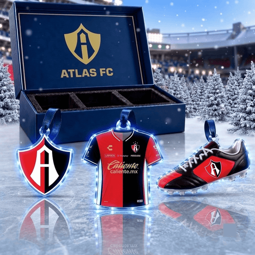 Atlas Liga MX Team Full Set 3 Acrylic Ornament