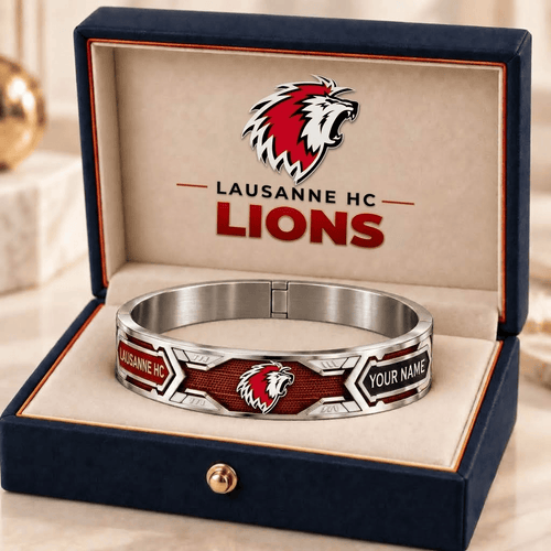 Lausanne HC NL Personalized Bracelet Style 2