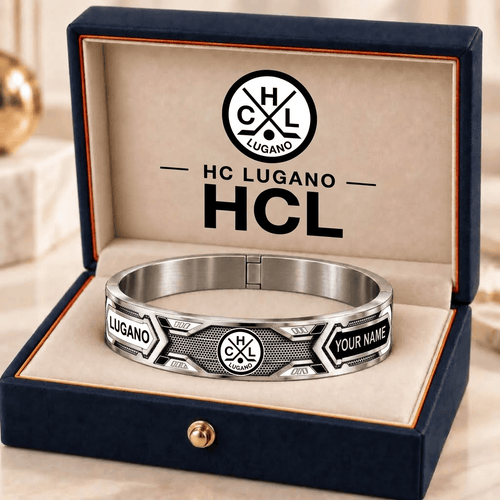 HC Lugano NL Personalized Bracelet Style 2