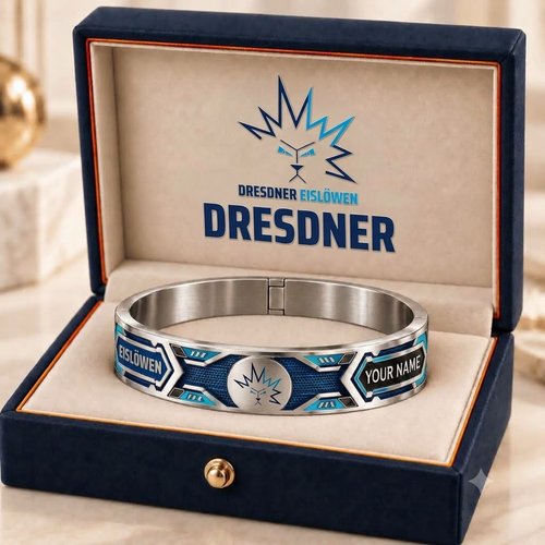 Dresdner Eislöwen DEL Personalized Bracelet Style 2