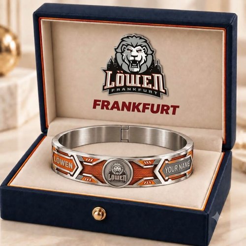 Löwen Frankfurt DEL Personalized Bracelet Style 2