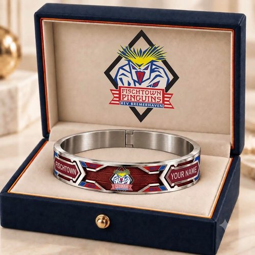 Pinguins Bremerhaven DEL Personalized Bracelet Style 2