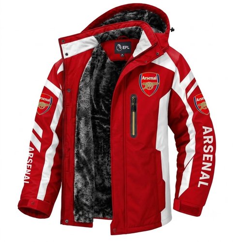 Arsenal EPL Waterproof Winter Parka Jacket