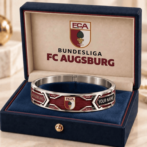 FC Augsburg Budesliga Personalized Bracelet Style 2