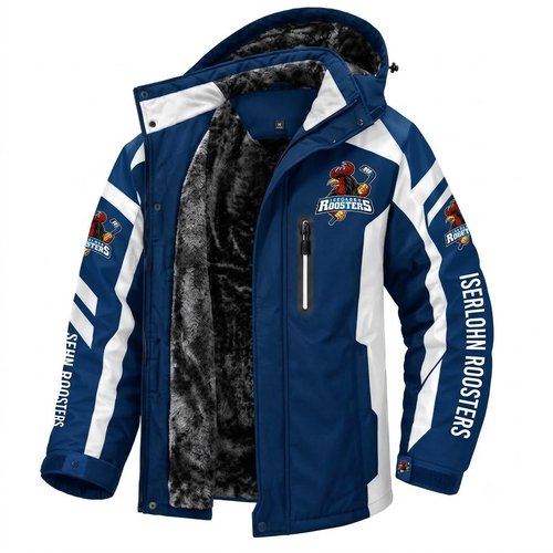 Iserlohn Roosters DEL Waterproof Winter Parka Jacket