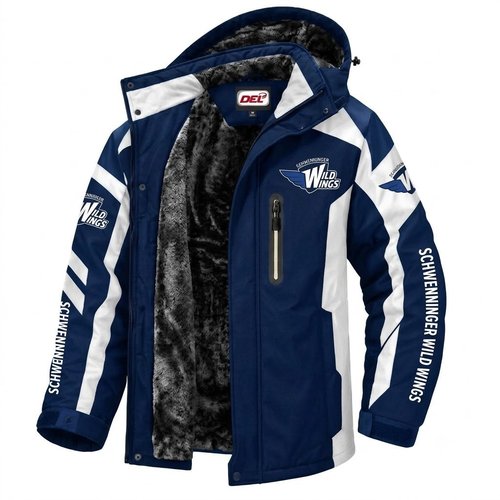 Schwenninger Wild Wings DEL Waterproof Winter Parka Jacket
