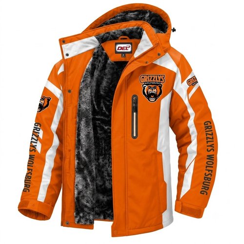 Grizzlys Wolfsburg DEL Waterproof Winter Parka Jacket