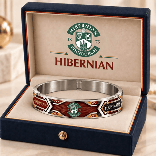 Hibernian Scottish Premiership Personalized Bracelet Style 2