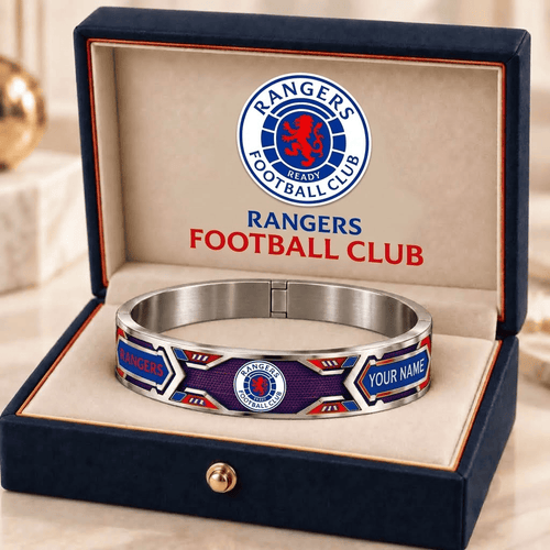 Rangers Scottish Premiership Personalized Bracelet Style 2
