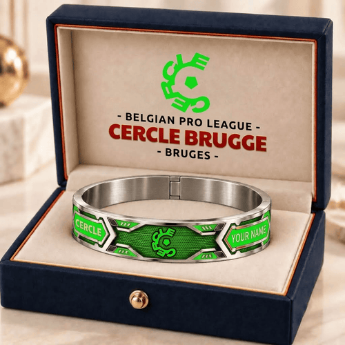 Cercle Brugge Belgian Pro League Personalized Bracelet Style 2