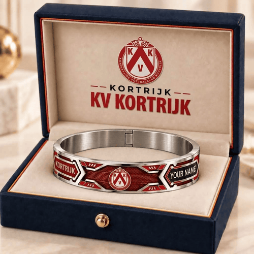 KV Kortrijk Belgian Pro League Personalized Bracelet Style 2