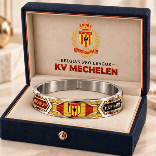 KV Mechelen Belgian Pro League Personalized Bracelet Style 2