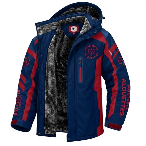 Montreal Alouettes CFL Waterproof Winter Parka Jacket