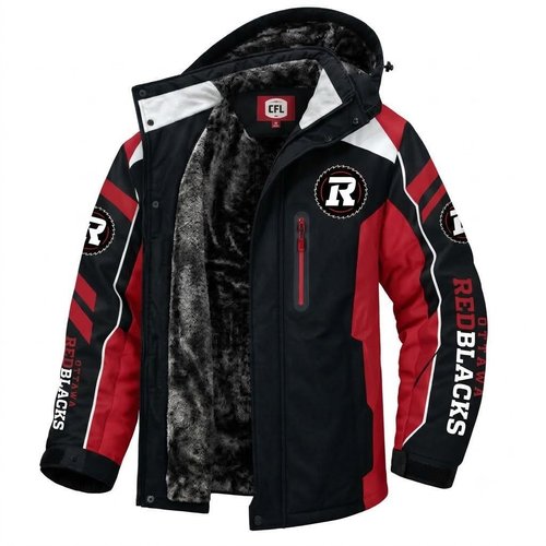 Ottawa Redblacks CFL Waterproof Winter Parka Jacket