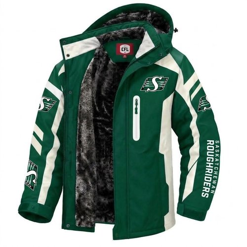 Saskatchewan Roughriders CFL Waterproof Winter Parka Jacket