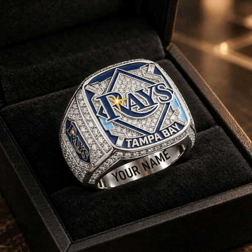 Tampa Bay Rays MLB 3D Ring Style 4