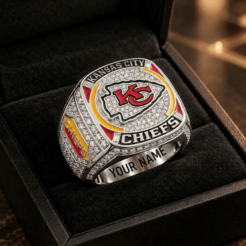 Kansas City Chiefs NFL 3D Ring Style 4