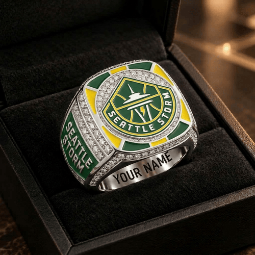 Seattle Storm WNBA 3D Ring Style 4