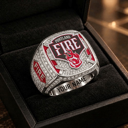 Portland Fire WNBA 3D Ring Style 4