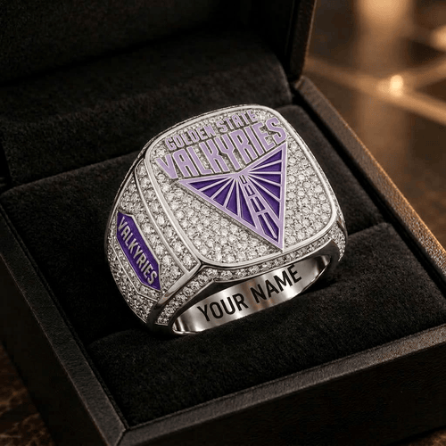 Golden State Valkyries WNBA 3D Ring Style 4