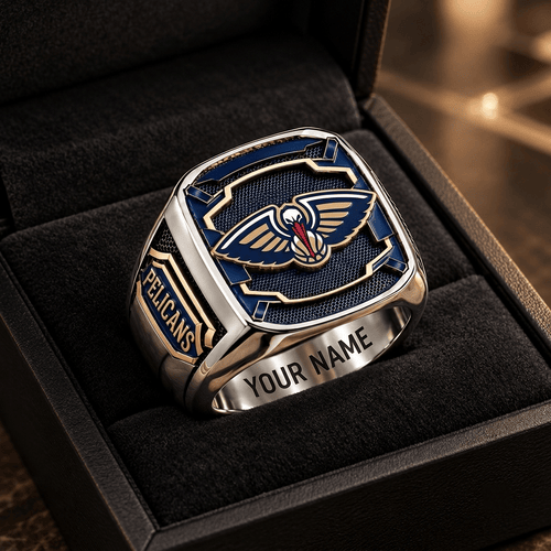 New Orleans Pelicans NBA Custom Fan Ring Print Style 3